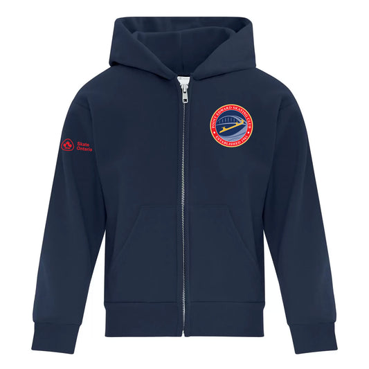Point Edward Skating Youth Everyday Fleece Full Zip Hooded Sweatshirt
