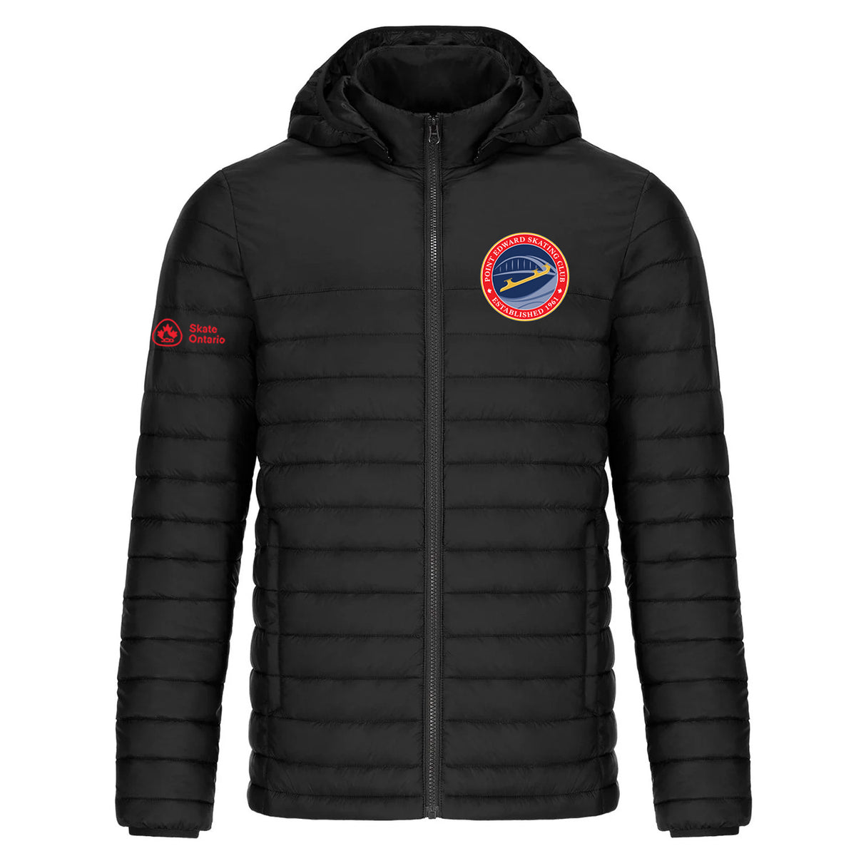 Point Edward Skating Youth Puffy Jacket w/ Detachable Hood