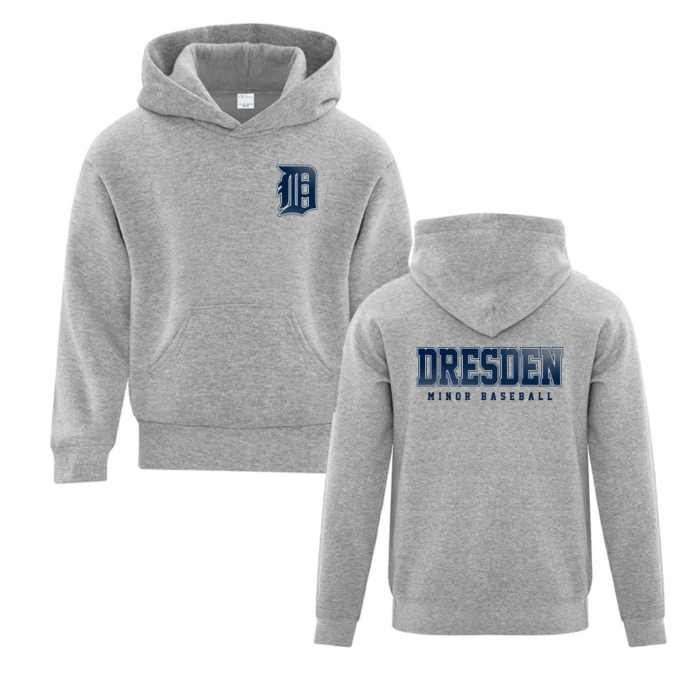 Dresden Minor Baseball Youth Fleece Hooded Sweatshirt