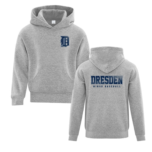 Dresden Minor Baseball Youth Fleece Hooded Sweatshirt