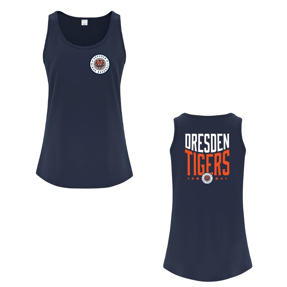 Dresden Minor Baseball Ladies' Cotton Tank Top