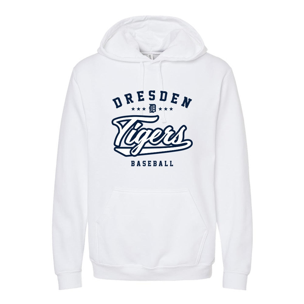 Dresden Minor Baseball Adult Twill Pullover Hoodie