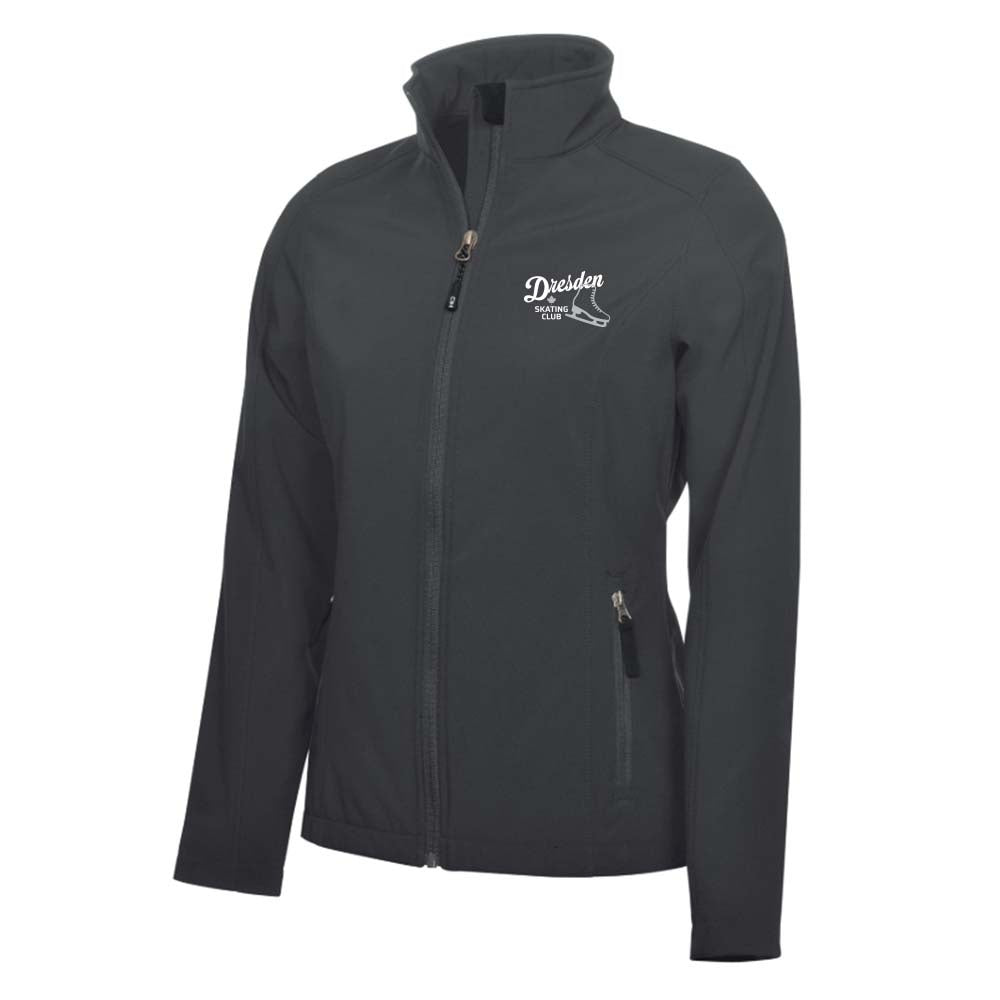 Dresden Skating Club Ladies' Water Repellent Soft Shell Jacket