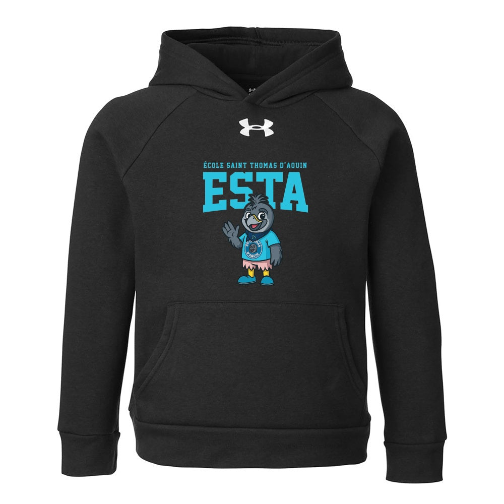 St Thomas D'Aquin Youth Under Armour Rival Fleece Hooded Sweatshirt