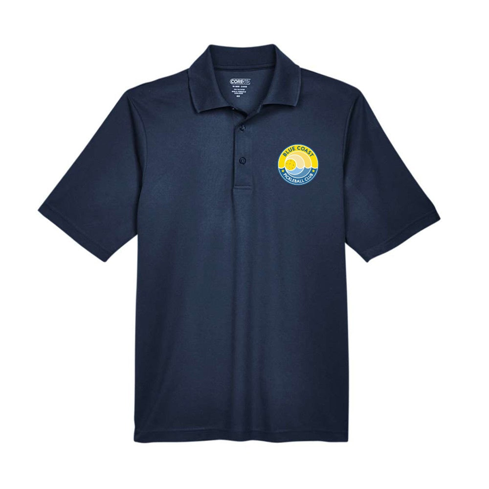 Blue Coast Pickleball Men's Performance Pique Polo