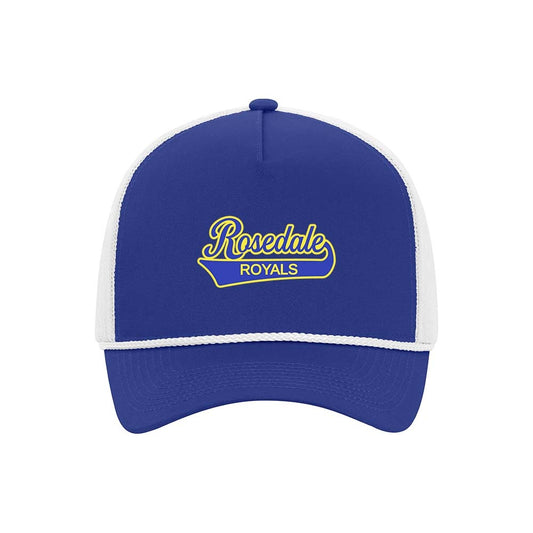 Rosedale Cotton Twill 5-Panel Trucker Rope Cap