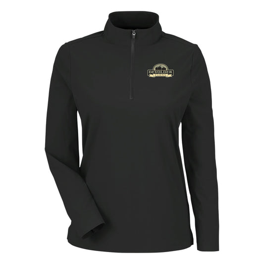 Devolder Farms Ladies' Devon & Jones CrownLux Performance® Windsor Welded Quarter-Zip Pullover