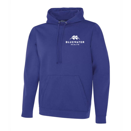 Bluewater Health Adult Game Day Fleece Hooded Sweatshirt