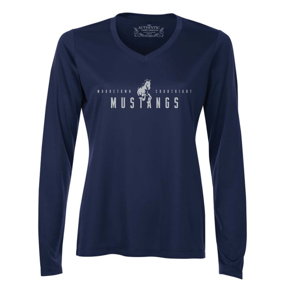 Mooretown-Courtright Ladies' Pro Team Long Sleeve V-Neck