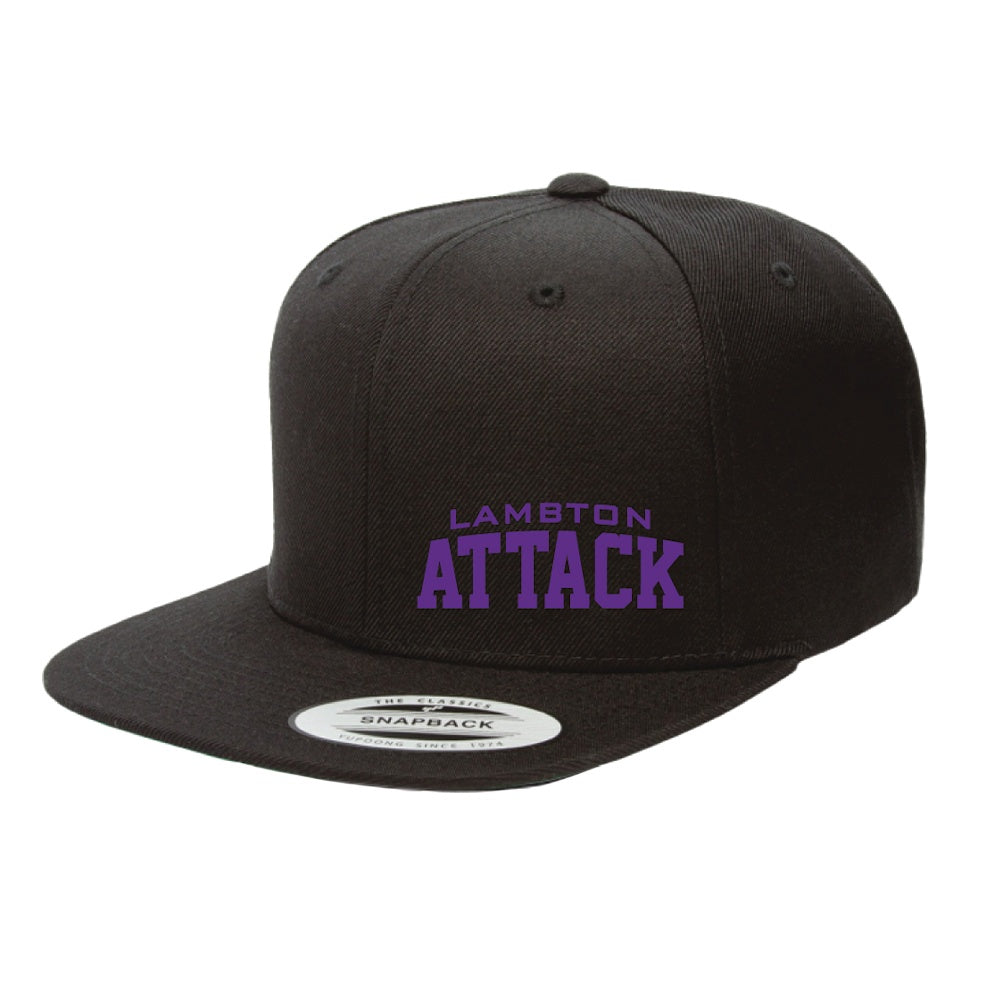 Lambton Attack Premium Flat Bill Snapback Cap