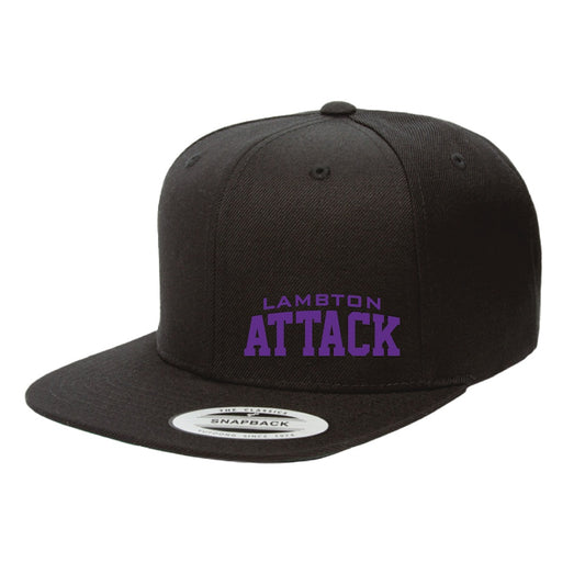 Lambton Attack Premium Flat Bill Snapback Cap