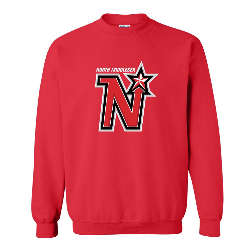 North Middlesex Stars Adult Heavy Blend Crewneck Sweatshirt