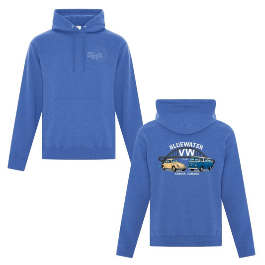 Bluewater Volkswagen Club Adult Fleece Hooded Sweatshirt
