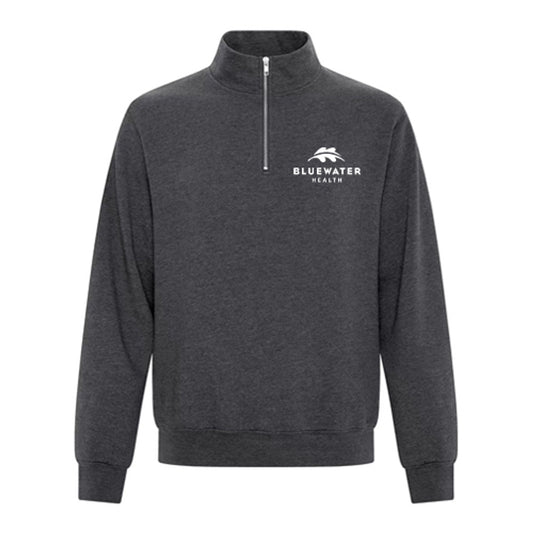 Bluewater Health Adult Everyday Fleece 1/4 Zip Sweatshirt