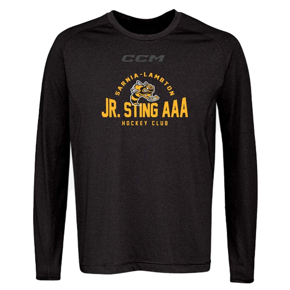 Lambton Jr Sting AAA Adult CCM Long Sleeve Training Tee