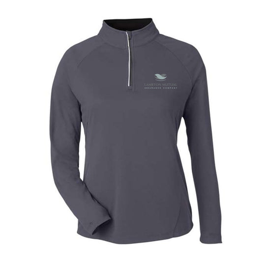 Lambton Mutual Insurance Ladies' Origin Performance Pique 1/4 Zip Pullover