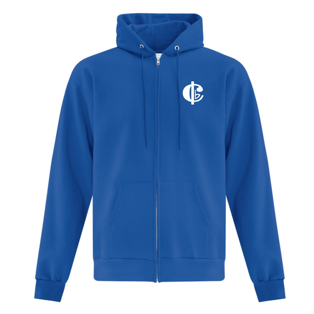 Lambton Concert Band  Adult Fleece Full Zip Hooded Sweatshirt