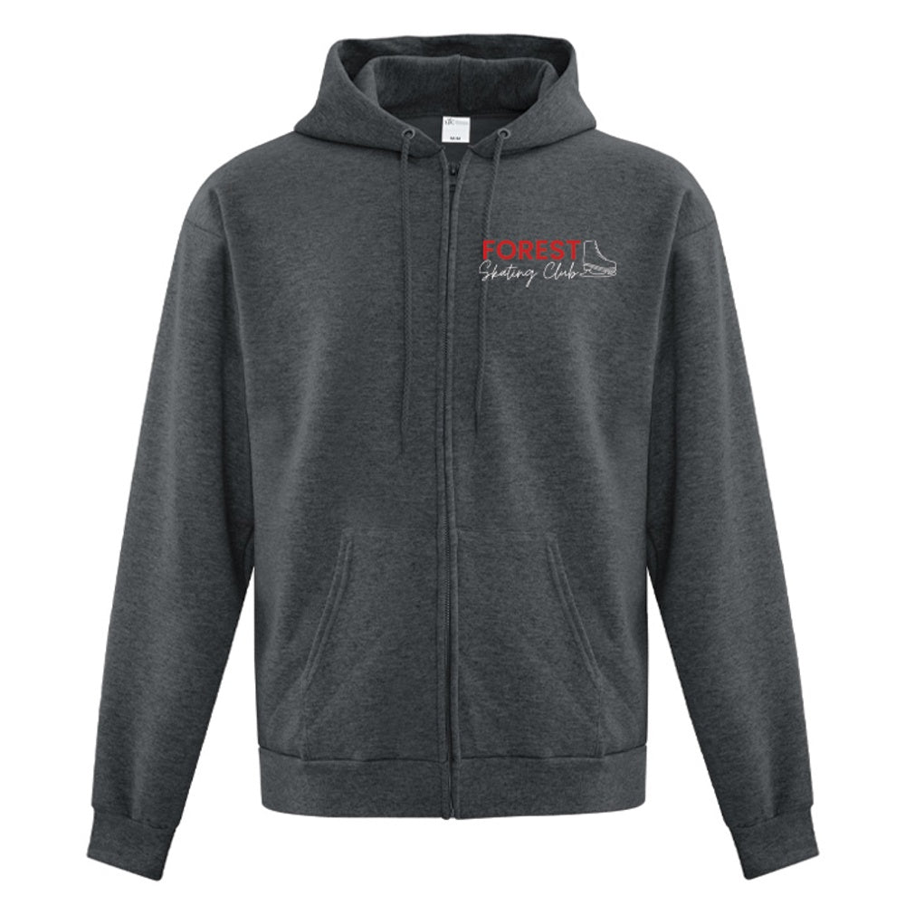 Forest Skating Club Adult Everyday Fleece Full Zip Hooded Sweatshirt