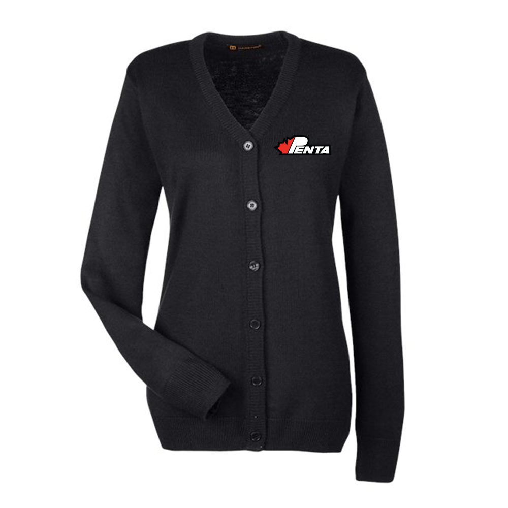 Penta Ladies' Pilbloc V-Neck Button Cardigan Sweater