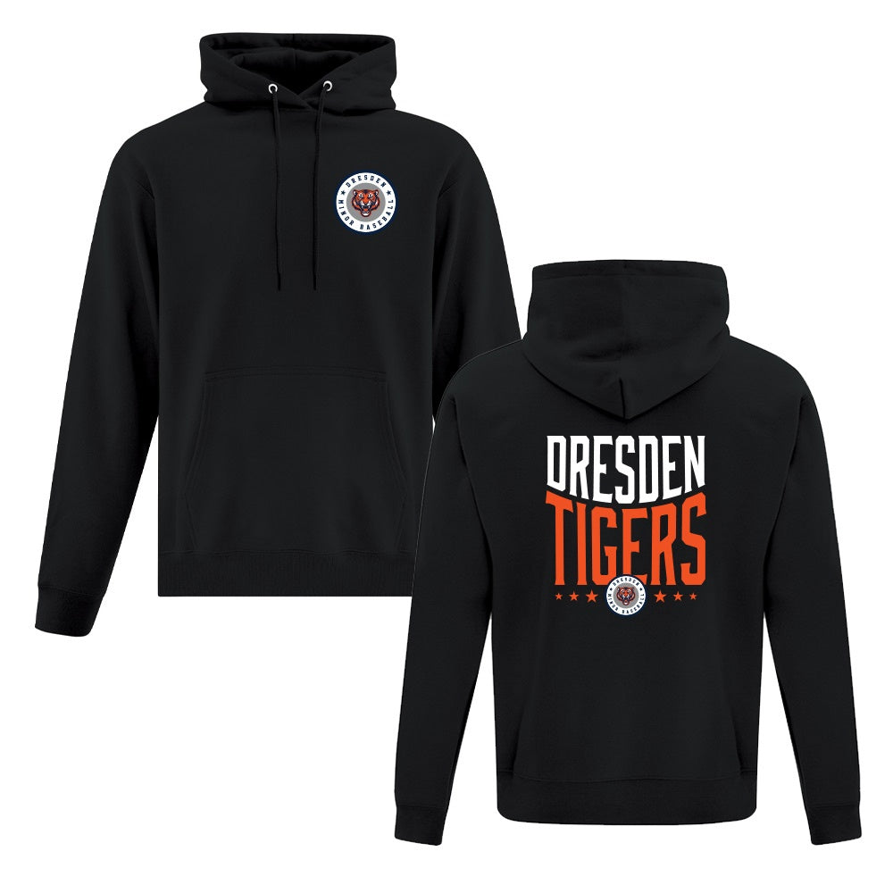 Dresden Minor Baseball Adult Fleece Hooded Sweatshirt
