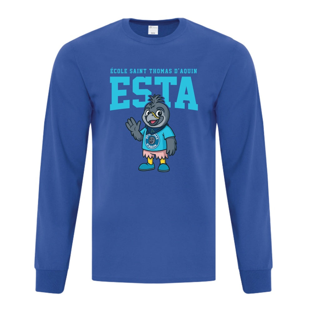 St Thomas D'Aquin Adult Everyday Cotton Long Sleeve T-Shirt