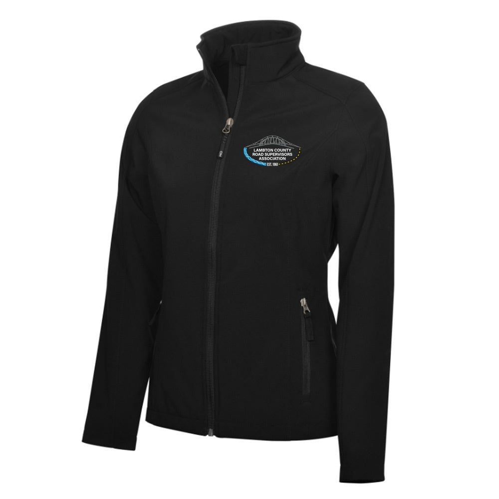 Lambton County Road Supervisors Ladies' Water Repellent Soft Shell Jacket