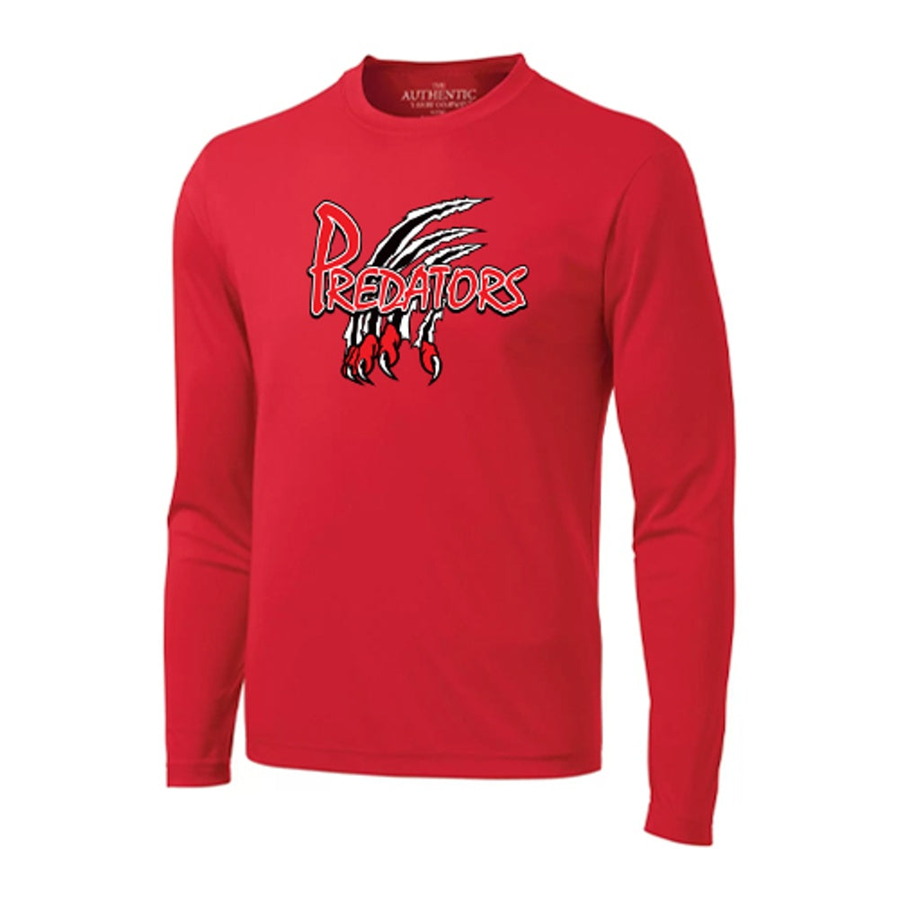 Lambton Shores Predators Adult Pro Team Long Sleeve T-Shirt