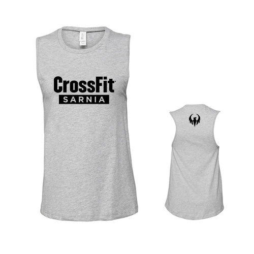 Phoenix Crossfit Ladies' Bella + Canvas Jersey Muscle Tank