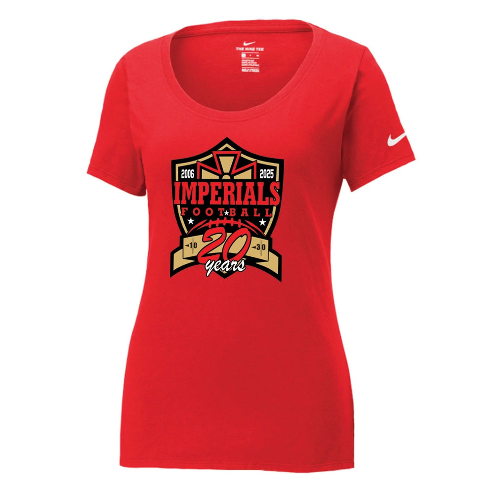Sarnia Imperials Ladies' Nike Dri-FIT Cotton/Poly Scoop Neck Tee