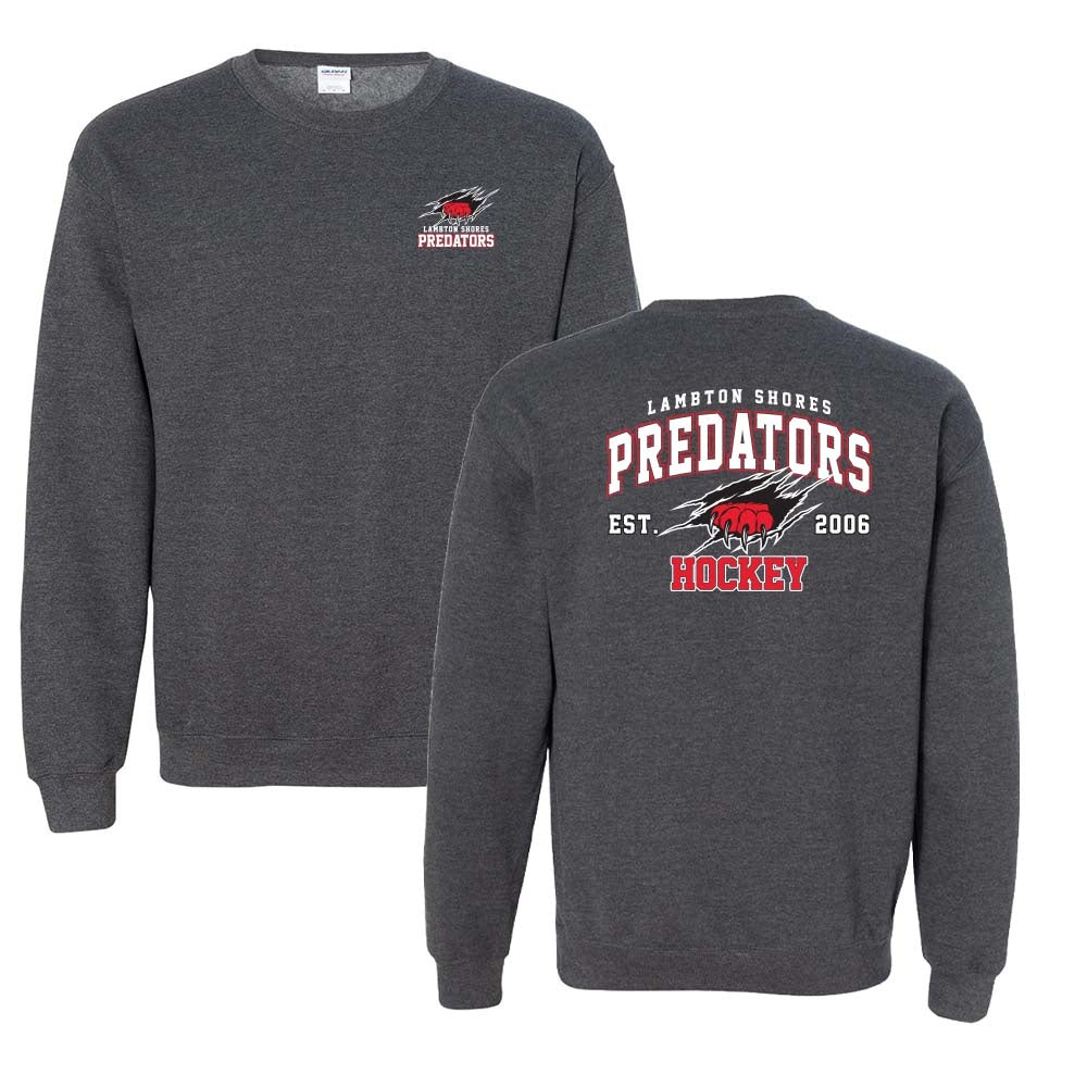 Lambton Shores Predators Adult Heavy Blend Crewneck Sweatshirt