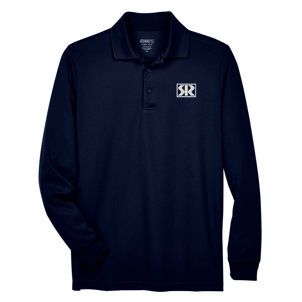 S&R Men's Performance Long-Sleeve Piqué Polo