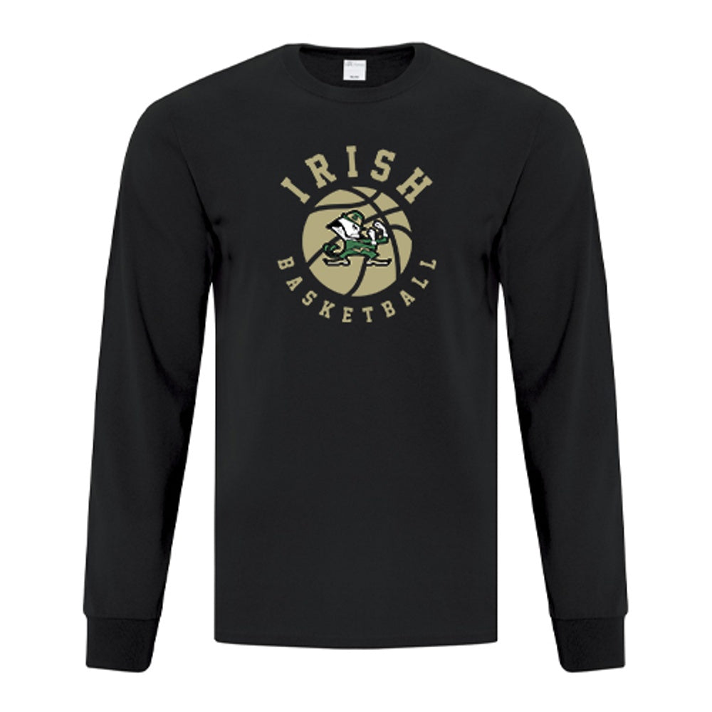 St Pats Basketball Adult Everyday Cotton Long Sleeve T-Shirt