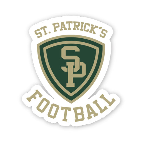 St. Pat's Football 5" Vinyl Sticker