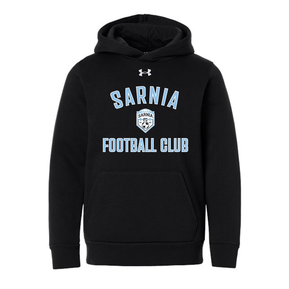 Sarnia FC Youth Under Armour Team Icon Fleece Hooded Sweatshirt