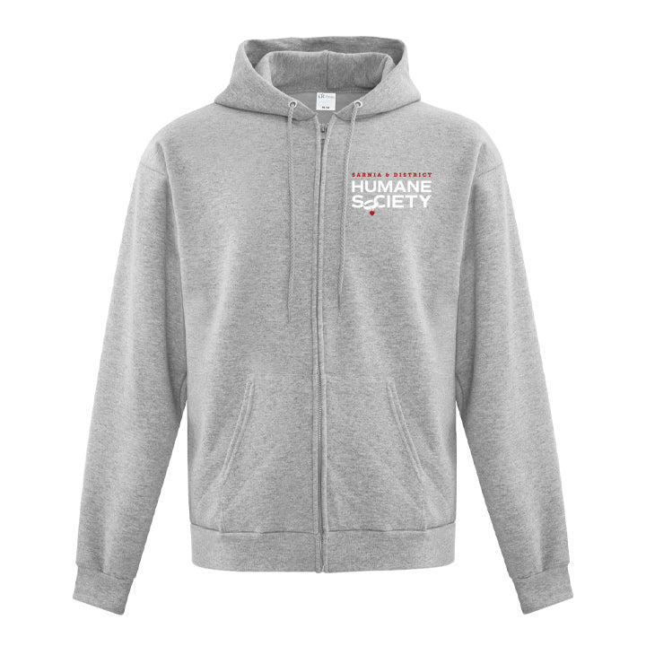 Sarnia Humane Society Adult Everyday Fleece Full Zip Hooded Sweatshirt