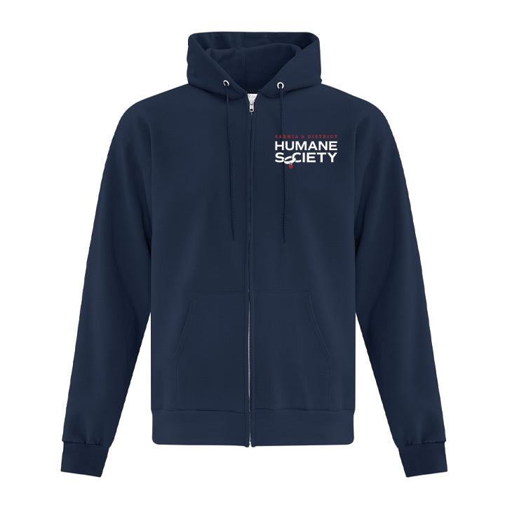 Sarnia Humane Society Adult Everyday Fleece Full Zip Hooded Sweatshirt