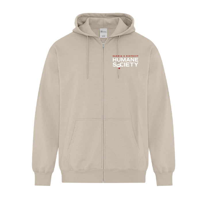 Sarnia Humane Society Adult Everyday Fleece Full Zip Hooded Sweatshirt