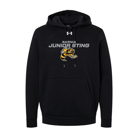 Sarnia Jr Sting Adult Under Armour Team Icon Fleece Hooded Sweatshirt