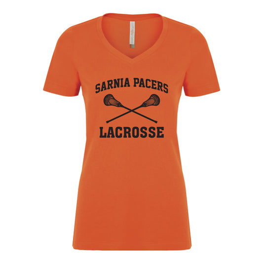 Sarnia Pacers Ladies' Eurospun Ring Spun V-Neck Tee