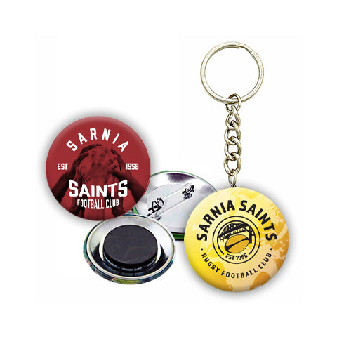 Sarnia Saints Button, Magnet, Keychain