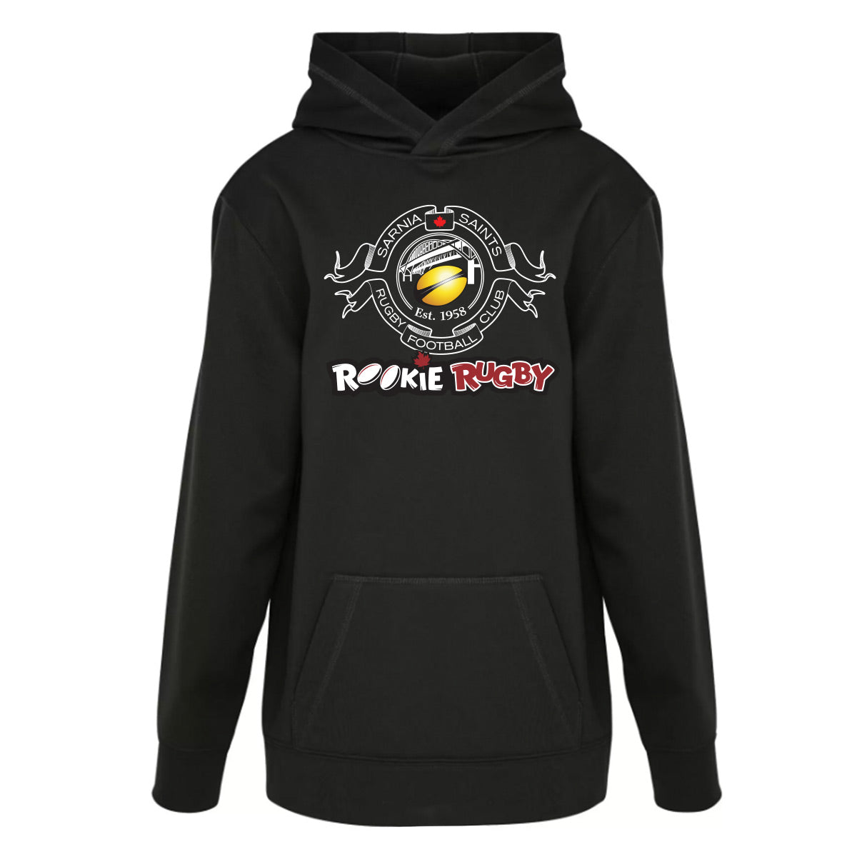 Sarnia Saints Rookie Rugby Youth Game Day Fleece Hooded Sweatshirt