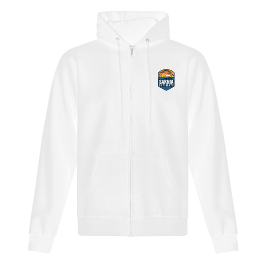 Sarnia Ultimate Adult Fleece Full Zip Hooded Sweatshirt