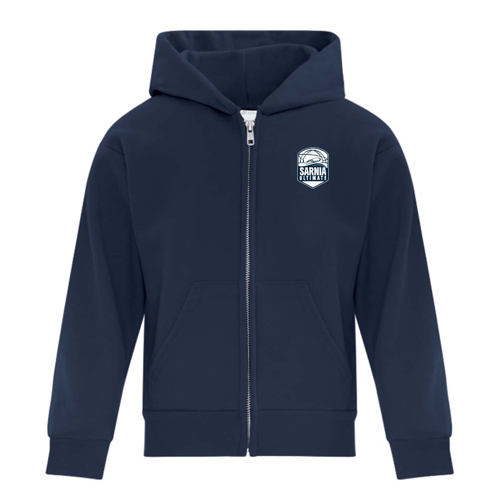 Sarnia Ultimate Youth Fleece Full Zip Hooded Sweatshirt