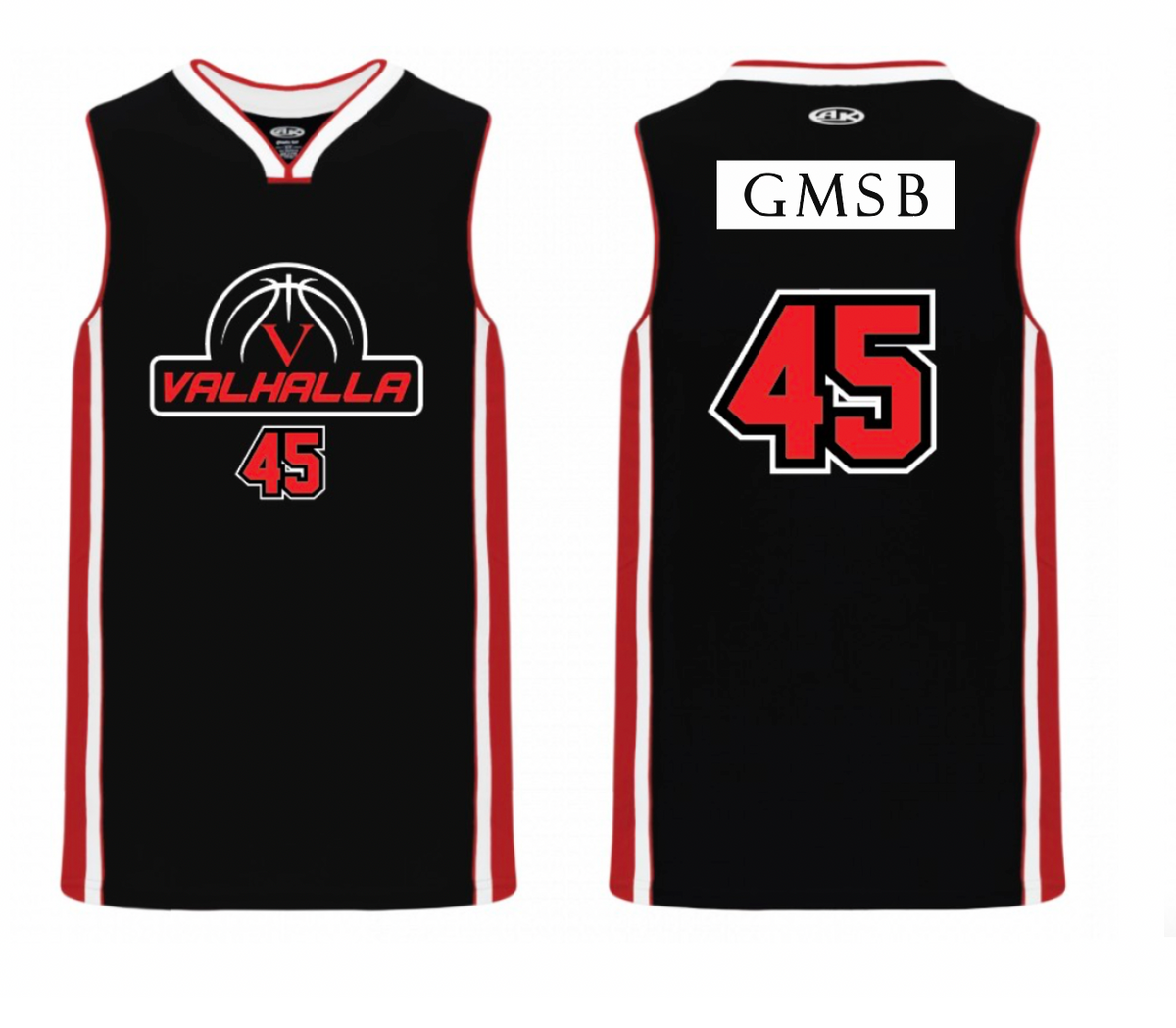 Valhalla U11 Girls Youth Away Pro Basketball Jersey