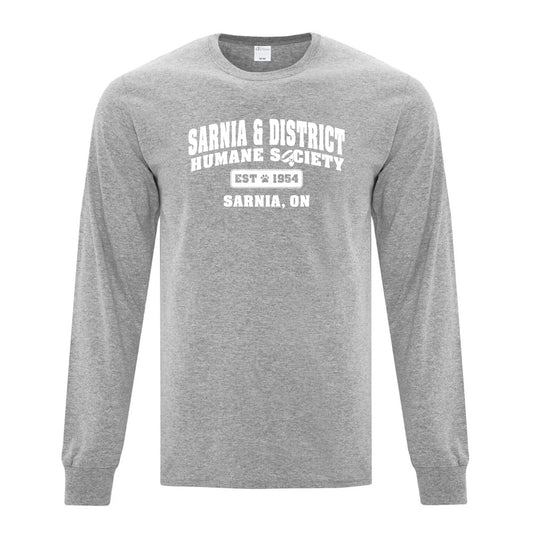 Sarnia Humane Society Adult Everyday Cotton Long Sleeve T-Shirt