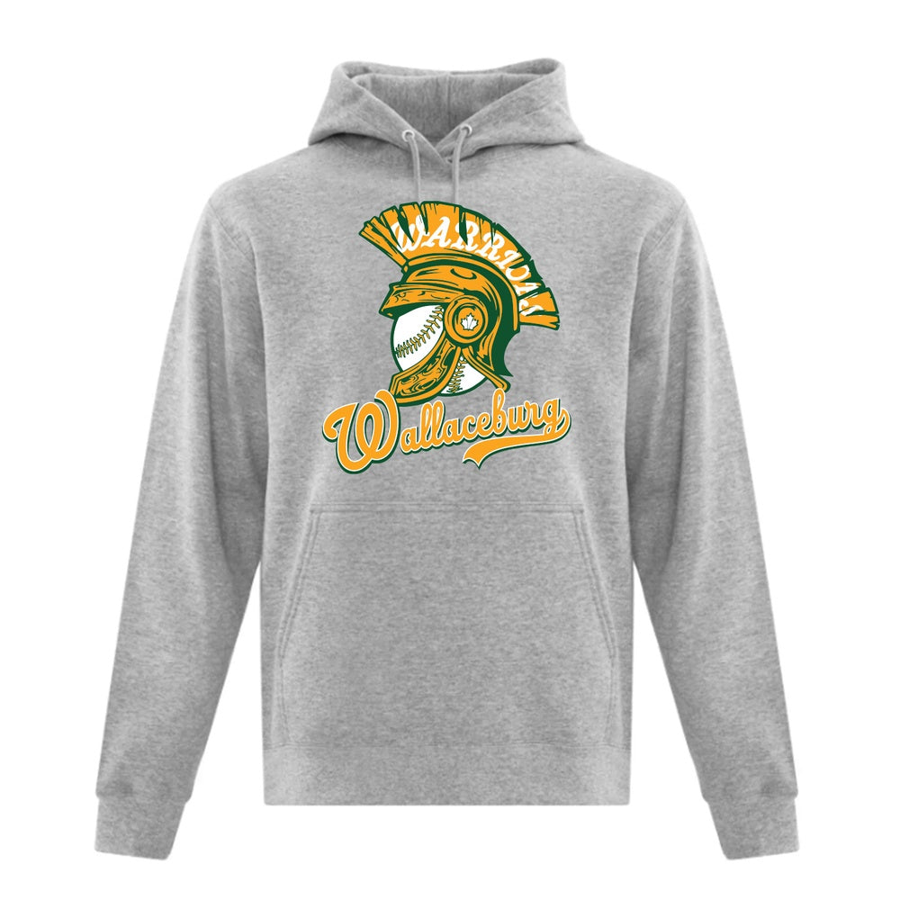 Wallaceburg Minor Baseball Adult Everyday Fleece Hooded Sweatshirt