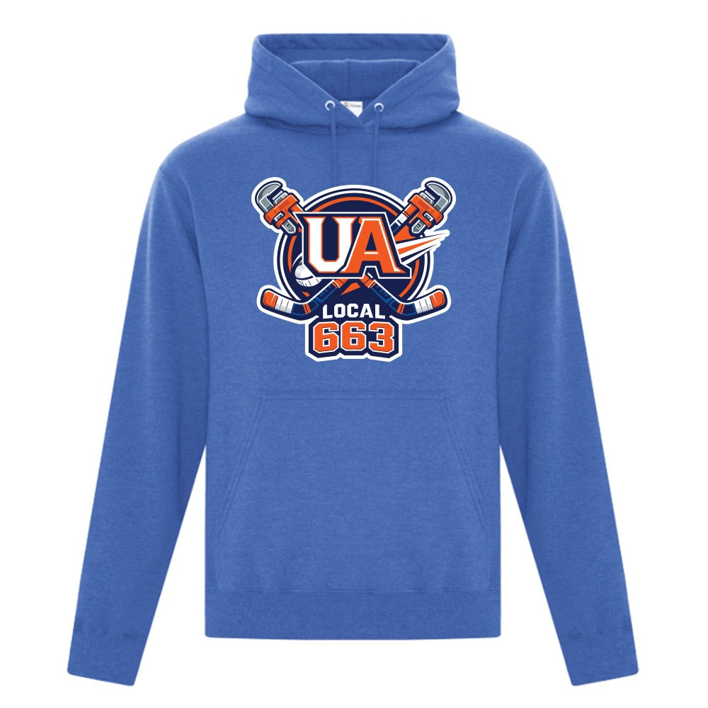 Local 663 Hockey Adult Fleece Hooded Sweatshirt