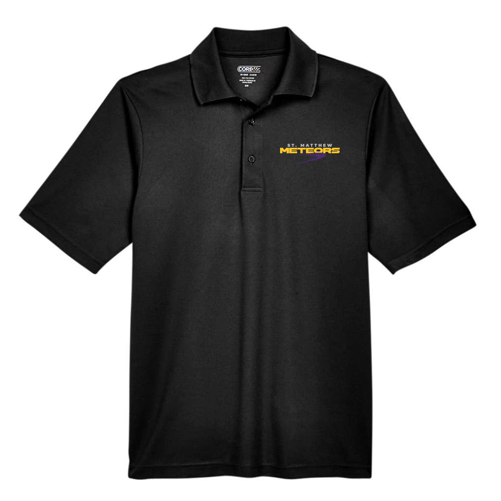 St Matthew Adult Performance Pique Polo