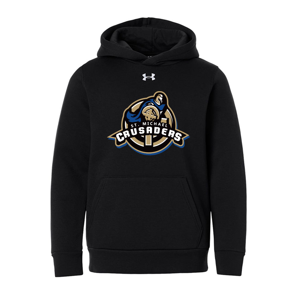 St Michael Youth Under Armour Team Icon Fleece Hooded Sweatshirt