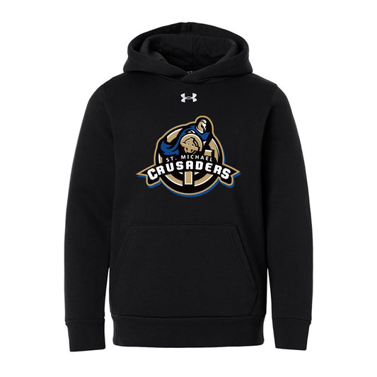 St Michael Youth Under Armour Team Icon Fleece Hooded Sweatshirt